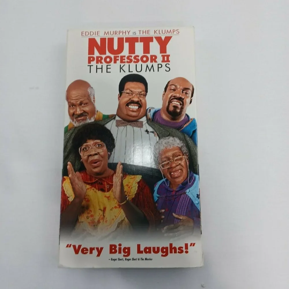 Nutty Professor II 2 The Klumps VHS VCR Video Tape Movie Eddie Murphy
